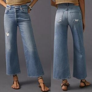 Citizens of Humanity Sacha Jeans Women's Size 30 Premium Vintage Crop Wide Leg